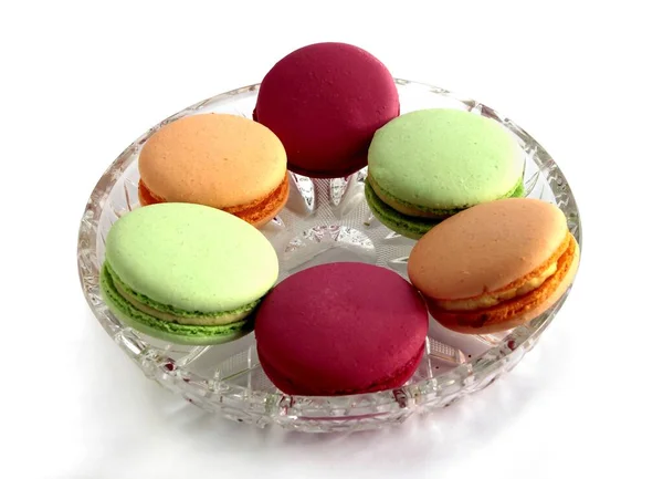 Divers Biscuits Savoureux Multicolores Comme Dessert — Photo