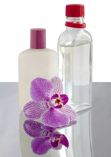 Various Fluids Creams Cosmetics Beauty Care — Stock Photo, Image