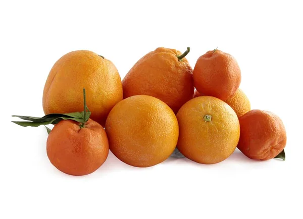 Saftige Süße Köstliche Orangen Als Vegetarische Kost Aus Nächster Nähe — Stockfoto