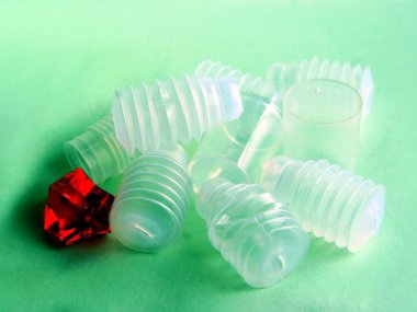 nesneler, ışıklar ve şeffaflık için çok renkli düzenleme