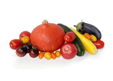 çeşitli renkli sebzeler.