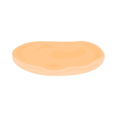 Scoby mantarı. Kombu çayı mayalanmış probiyotik ev yapımı içecek. Sağlıklı mantar içeceği. Düz biçim vektör çizimi beyaz arkaplanda izole edildi.