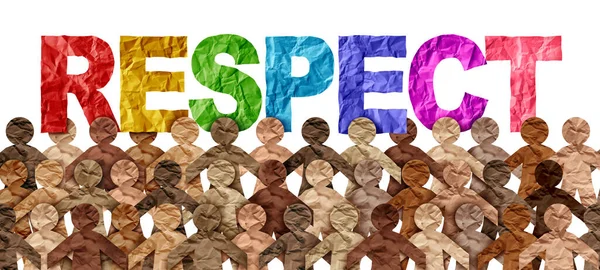 Mensen Respecteren Respecteren Diversiteit Samenleving Waardering Voor Internationaal Diverse Werkplekken — Stockfoto