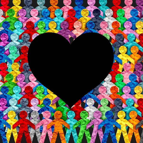 Zróżnicowani Pracownicy Różnorodność Pracowników Miłość Jako Integracja Pracowników Miejscu Pracy — Zdjęcie stockowe