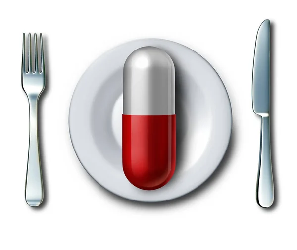 Comprimidos Perda Peso Pílulas Dieta Como Prescrição Suplementos Dietéticos Supressores — Fotografia de Stock