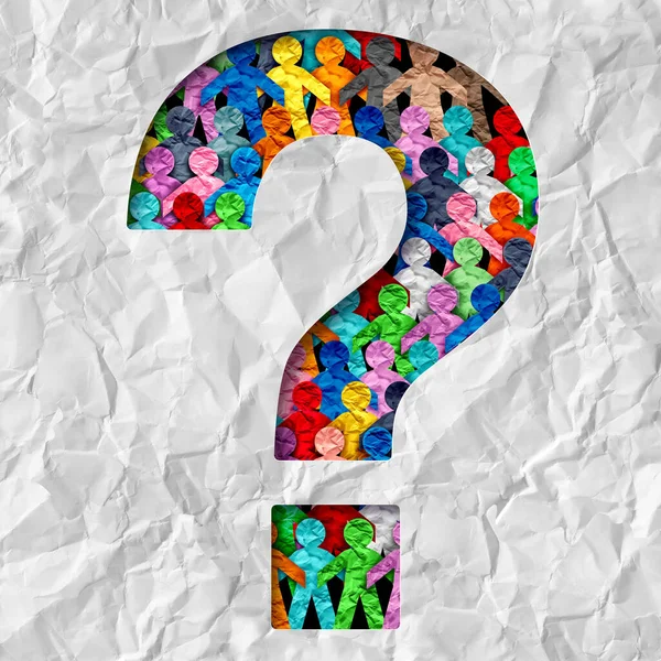 Public Information Employee Diversity Questions Worker Inclusion Info Workplace Diverse — Stock Photo, Image