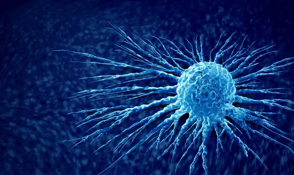 Cancer Cell Spread Oncology Malignant Cancerous Growth Metastasis Anatomy Concept — Φωτογραφία Αρχείου