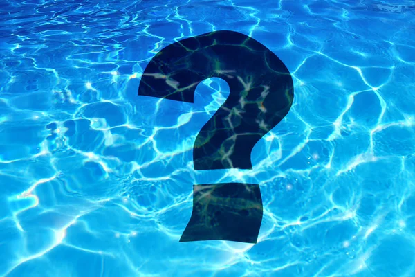 Otázky Bazénu Venkovní Životní Styl Jako Otázky Bezpečnosti Vodních Sportů — Stock fotografie