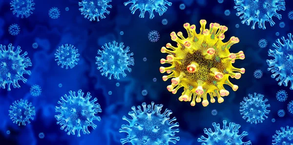 New Covid Evolution Covid Sars Cov Mutating Coronavirus Virus Creating — Stock Photo, Image
