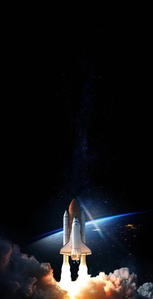 우주로 발사됩니다 Nasa 이형상의 요소들 — 스톡 사진