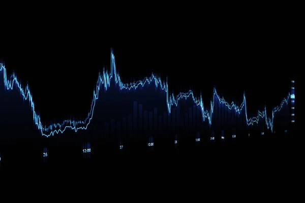 Blurred Bitcoin Stock Trading Background Monitor Screen Royalty Free Stock Photos