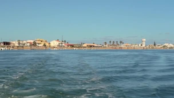 Beautiful Sea View Ria Formosa Park Faro High Quality Footage — Αρχείο Βίντεο