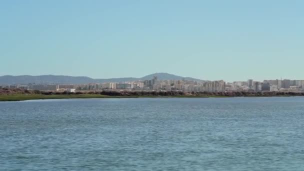 Beautiful Sea View Ria Formosa Park Faro High Quality Footage — Video Stock