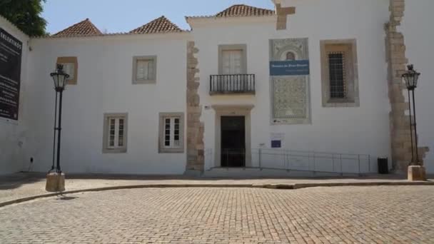 Városi Múzeum Faro Régészeti Korábbi Kolostor Szűzanya Assuncao — Stock videók