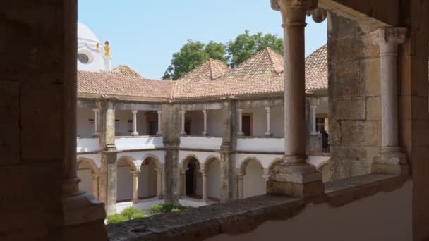 Muzeum Archeologiczne Faro Były Klasztor Matki Bożej Assuncao — Wideo stockowe