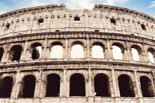 Vista Del Coliseo Roma Italia — Foto de Stock