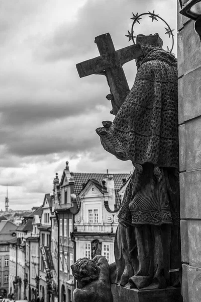 Pomnik Pięknej Dzielnicy Mala Strana Praga Czechy — Zdjęcie stockowe