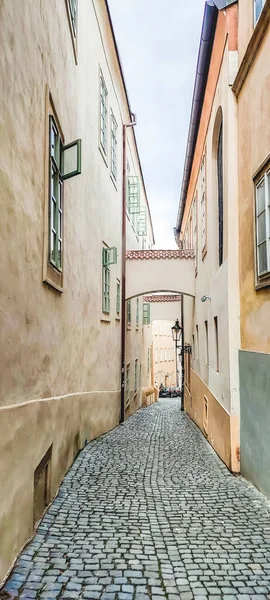 Blick Auf Eine Straße Mala Strana Mit Schönen Häusern — Stockfoto