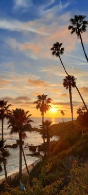 Laguna Beach, California 'daki güzel Heisler Parkı