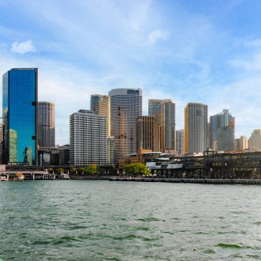 Açık bir günde Sydney 'in ufuk çizgisi