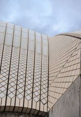 Sydney Opera Binası 'nın eşsiz mimari detaylarına yakın çekim