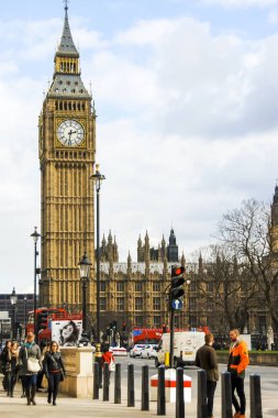 İkonik Big Ben, Londra manzarası