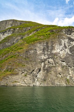 Naeroyfjord güzel bir günde yakalandı.