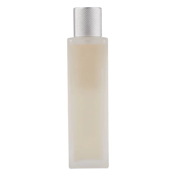 Frasco Vidrio Con Perfume Interior Separado Sobre Fondo Blanco Producto — Foto de Stock