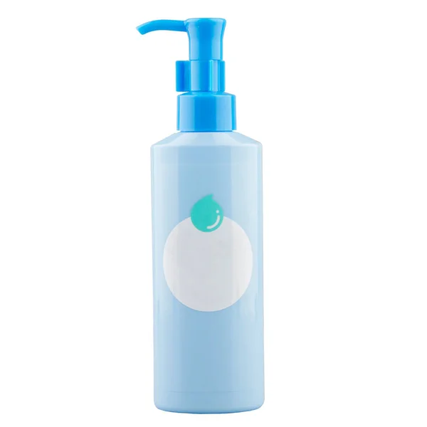 Kunststoffverpackung Für Ein Kosmetikprodukt Isoliert Auf Weiß Zusammenklappbare Kosmetikbehälter — Stockfoto