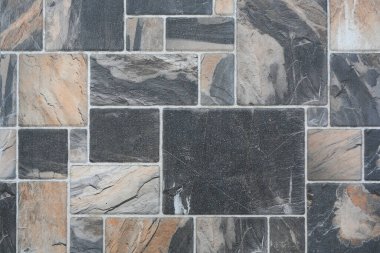 Modern taş döşeme tuğla duvar arkaplanı.