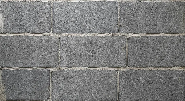 Nieuwe Beton Baksteen Blok Muur Textuur Achtergrond — Stockfoto