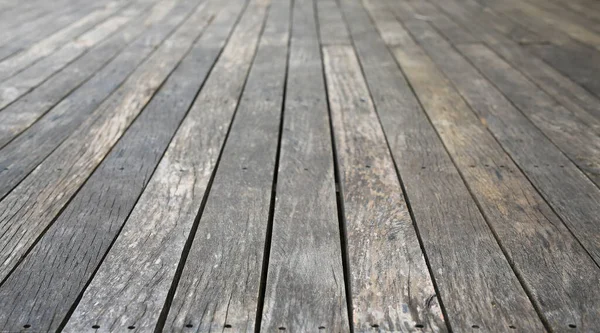 Old Vintage Planked Wood Table Perspective Background — Foto de Stock