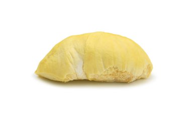 Beyaz stüdyo arka planında izole edilmiş Durian tropikal meyvesi.