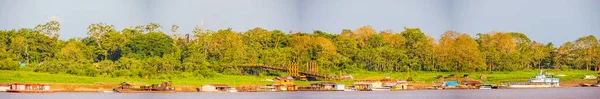 Tabatinga Brasilien Sep 2019 Panoramautsikt Över Hamnen Amazonfloden Tabatinga Från — Stockfoto