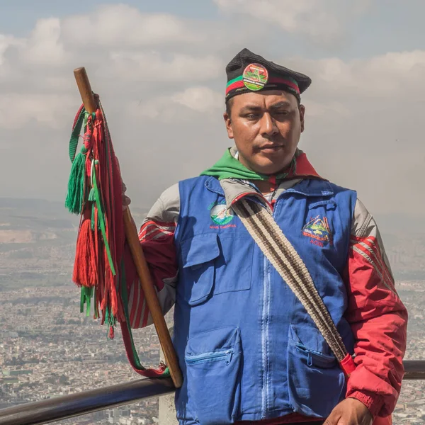 Bogota Kolumbien Dezember 2017 Ein Stamm Aus Dem Norden Kolumbiens — Stockfoto