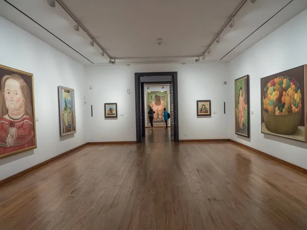 コロンビアボゴタ 2018年11月23日 コロンビアの巨匠ボテロ美術館の内部 — ストック写真