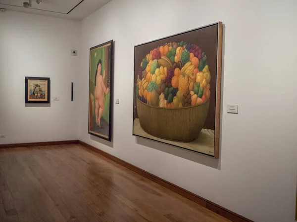 コロンビアボゴタ 2018年11月23日 コロンビアの巨匠ボテロ美術館の内部 — ストック写真