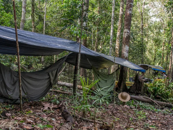 Laguna Jaguar Brasil Mayo 2016 Campamento Selva Amazónica América Latina — Foto de Stock