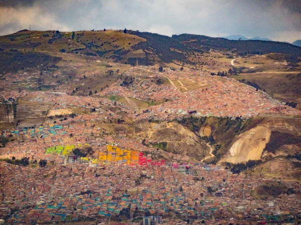 Bogota Колумбія Вересня 2019 Частина Неробства Міста Боготі Південна Америка — стокове фото