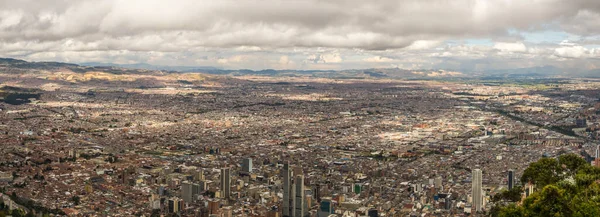 Bogota Colombia September 2019 Panoramisch Uitzicht Het Centrum Van Bogota — Stockfoto