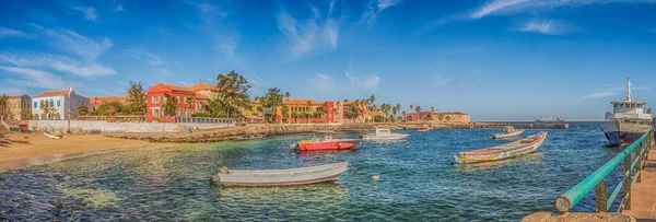 Goree Senegal Fevereiro 2019 Monumento Liberdade Escravidão Ilha Maison Des — Fotografia de Stock