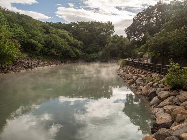 Xinbeitou Taiwan October 2016 Natural Hot Springs Boiling Water Asia — Stock Photo, Image