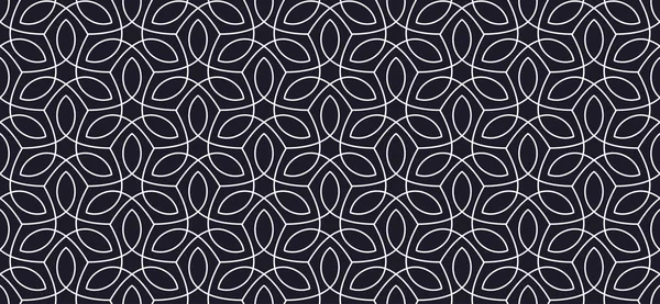 Luxusní Květinový Vzor Abstraktní Geometrické Pozadí Minimalistickém Lineárním Stylu Stylový — Stockový vektor