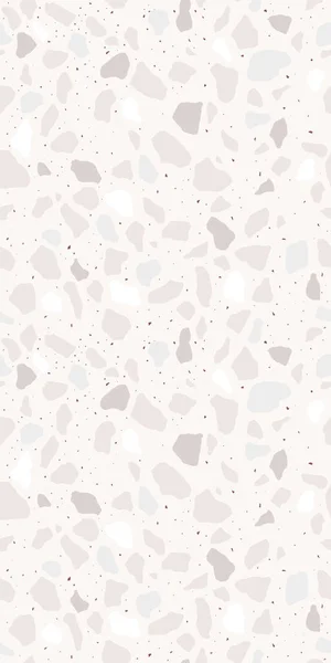 Terrazzoシームレスパターン 現代のモノクロタイルの質感 ベクトル抽象的背景 Eps — ストックベクタ