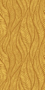 Luxury seamless pattern with palm leaves. Modern stylish floral background. Vector illustration.