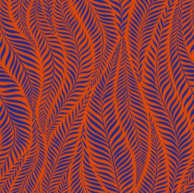 Luxury seamless pattern with palm leaves. Modern stylish floral background. Vector illustration.