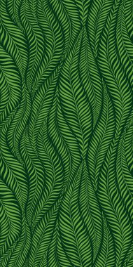 Luxury seamless pattern with palm leaves. Modern stylish floral background. Vector illustration.