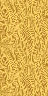 Luxury seamless pattern with palm leaves. Modern stylish floral background. Vector illustration.