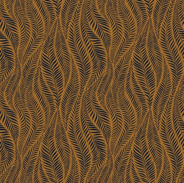 Luxury seamless pattern with palm leaves. Modern stylish floral background. Vector illustration.