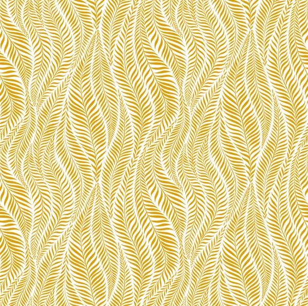 Luxury Seamless Pattern Palm Leaves Modern Stylish Floral Background Vector — 图库矢量图片